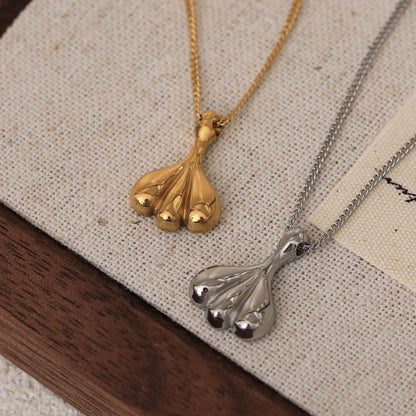 Titanium Steel High Color Retention Mid-ancient Perfume Bottle Water Drop Necklace