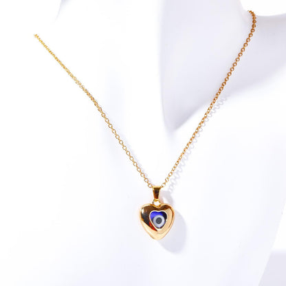 European And American Devil's Eye Zircon Necklace