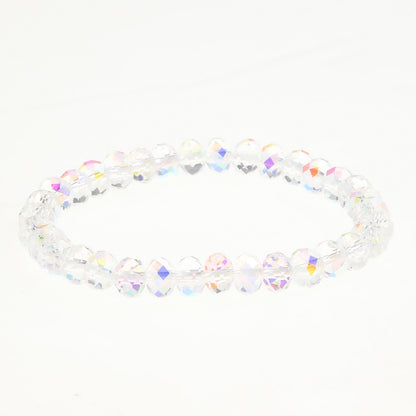 Fashion White Polygon Beaded Bracelet For Women