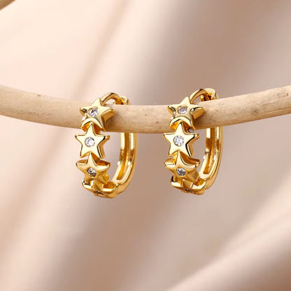 French Exquisite Elegant Square Pleated Ear Ring Geometric Sweet Cool Style Earrings