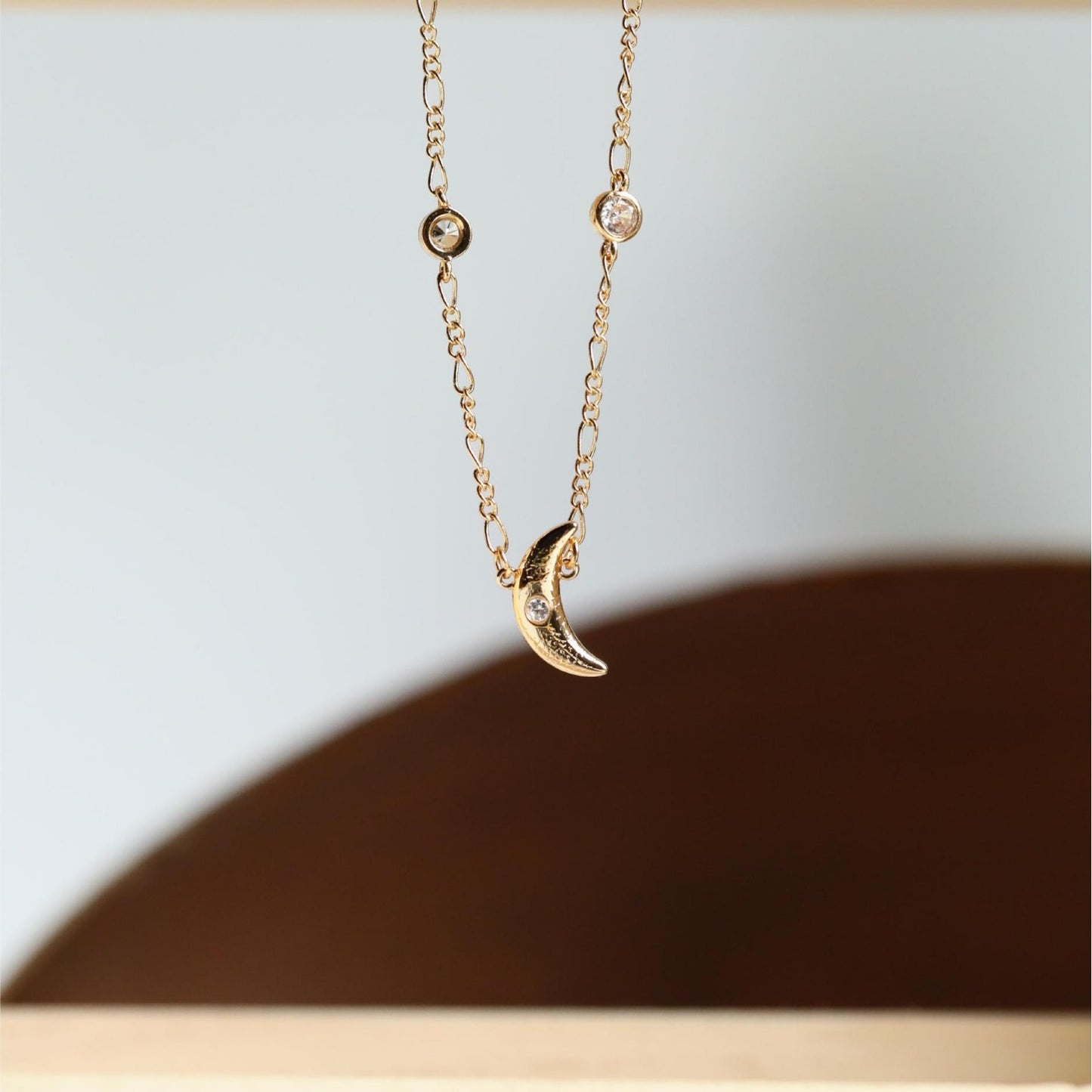 Electroplating Real Gold Clavicle Chain Retro Style