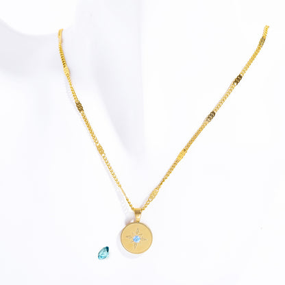 12 Birthstone Necklace