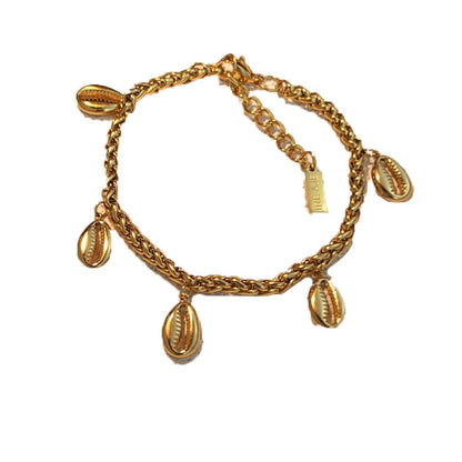 Fashion Stainless Steel Bracelet Gold Shell