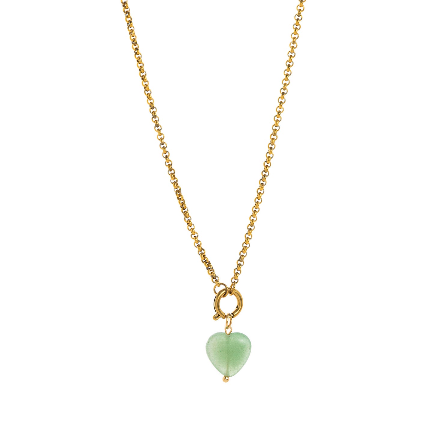 Fashion Heart Hexagon Color Pendant